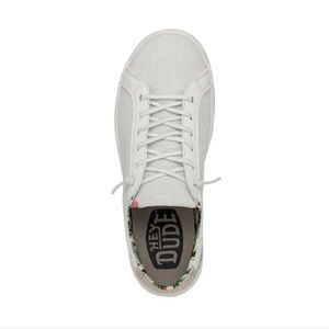 White Hey Dude Sneaker, Women’s size 10